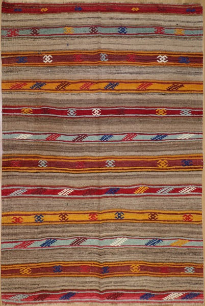 R8924 Vintage Flat Weave Kilim Rugs