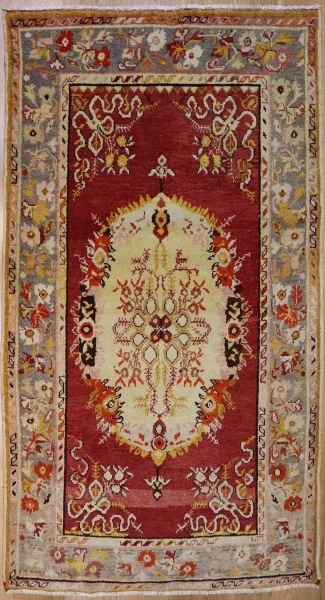 R2265 Vintage Guney Turkish Rug