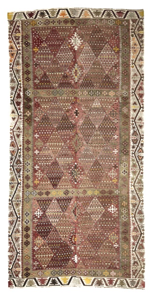 R6804 Vintage Gurun Kilim Rug