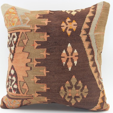 M279 Vintage Hand Woven Turkish Kilim Cushion Cover