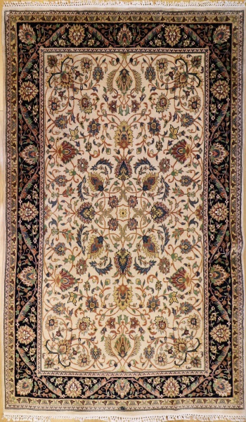 R5995 Vintage Handmade Persian Kashan Carpet
