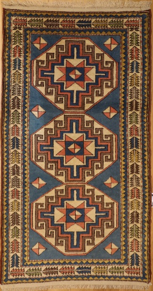 R7786 Vintage Handmade Turkish Rug