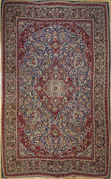 R9403 Vintage Indian Kashmir Embroidery Rug