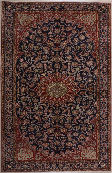 R5996 Vintage Kashan Persian Carpet