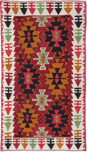 R2036 Vintage Kayseri Turkish Kilims