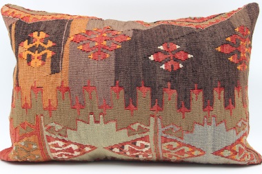 Vintage Kilim Lumbar Pillow Cover