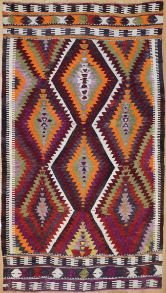 R8738 Vintage Kilim Rug