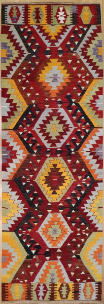 R8490 Vintage Kilim Rug Runner