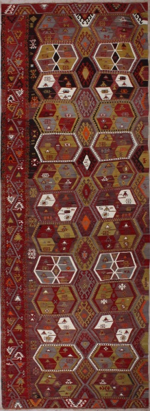 R8964 Vintage Kilim Rugs London