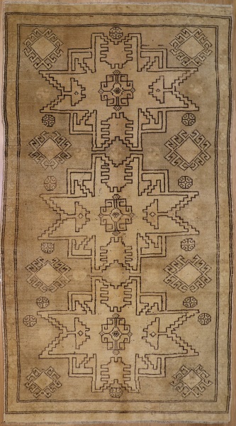 R6440 Vintage Konya Turkish Rug