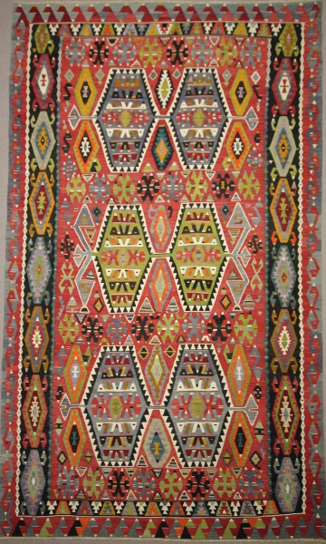Vintage LargeTurkish Kilim Rugs, Overdyed Vintage Rugs ...