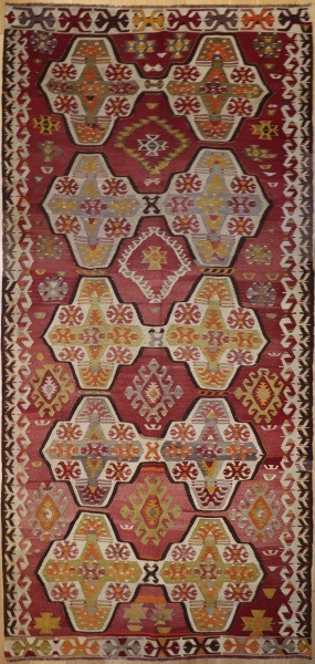 R6519 Vintage Mut Kilim Rug