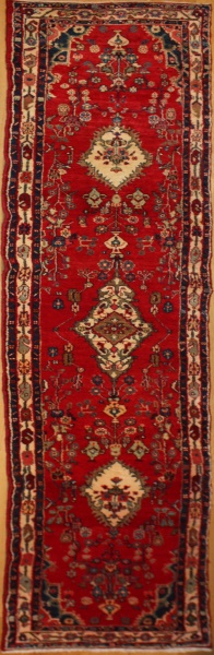 Vintage Persian Carpet Runner R8086