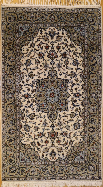 R7765 Vintage Persian Kashan Carpet