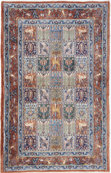 R7392 Vintage Persian Qum Rugs