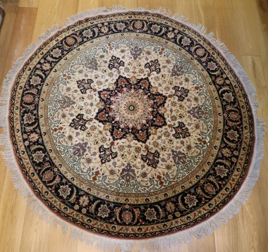 R1951 Vintage Persian Tabriz Rug