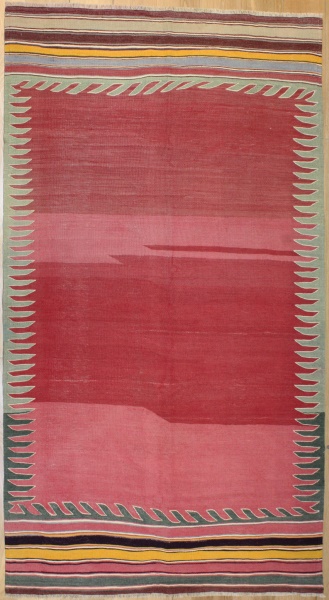 R8136 Vintage Turkish Bodrom Kilim Rug