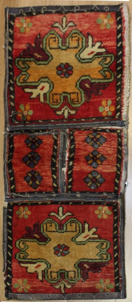Vintage Turkish Carpet Saddle Bags R7957