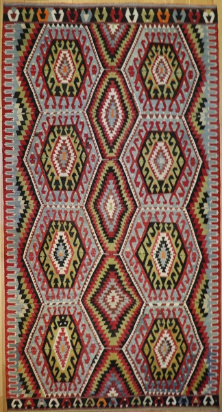 R9086 Vintage Turkish Esme Kilim Rugs