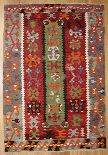 R8175 Vintage Turkish Esme Kilim Rugs