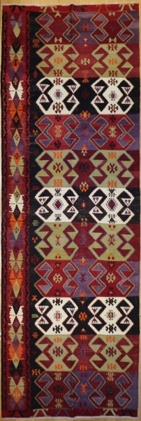 R7673 Vintage Turkish Kilim