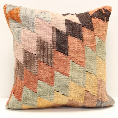 M483 Vintage Turkish Kilim Cushion Cover