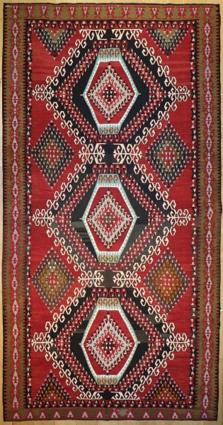 R9125 Vintage Turkish Kilim Rugs