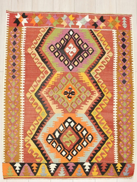 R4299 Vintage Turkish Kilim Rugs