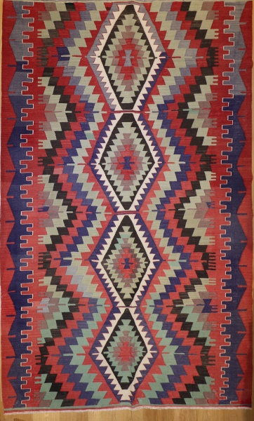 R7091 Vintage Turkish Kilim Rugs