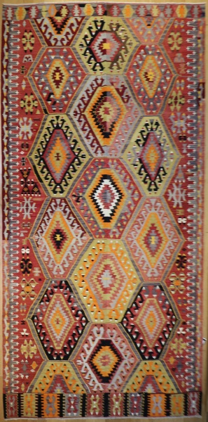 R6529 Vintage Turkish Kilim Rugs