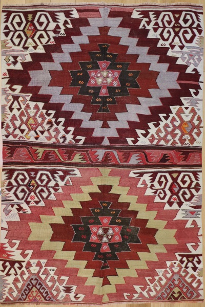 R8214 Vintage Turkish Kilim Rugs