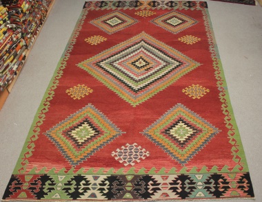 R8487 Vintage Turkish Kilim Rugs