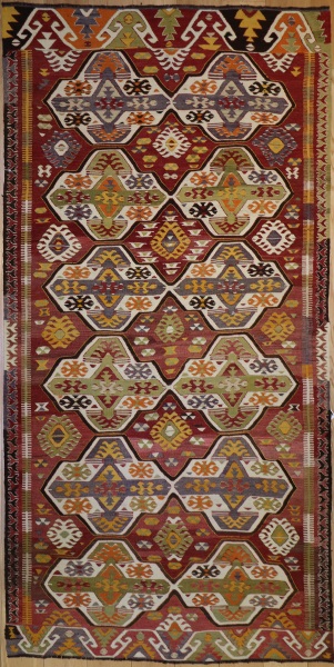 R7861 Vintage Turkish Kilim Rugs UK