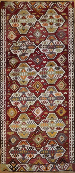 R7863 Vintage Turkish Kilim Rugs UK