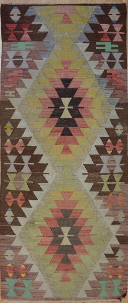 R7185 Vintage Turkish Kilim Runner