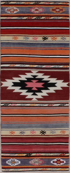 R4296 Vintage Turkish Kilim Runner