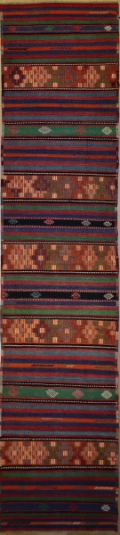 R7860 Vintage Turkish Kilim Runner