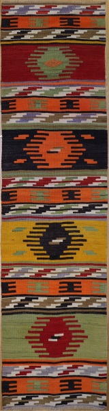 R8220 Vintage Turkish Kilim Runner