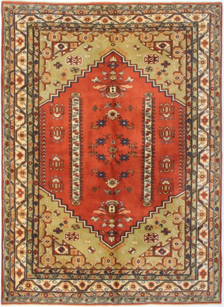 R6786 Vintage Turkish Kula Carpet