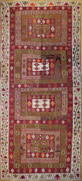 R8008 Vintage Turkish Large Kilim Rugs