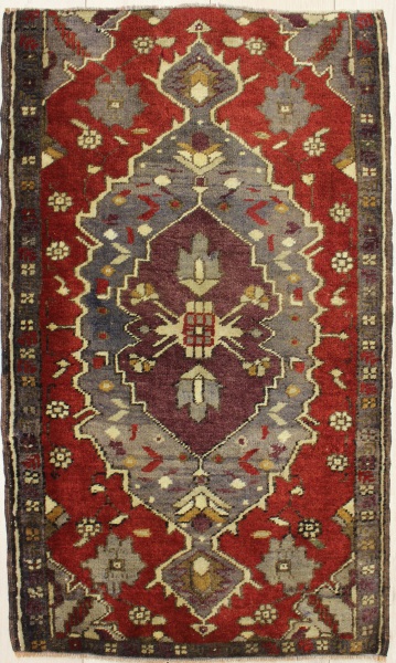 R6439 Vintage Turkish Rug