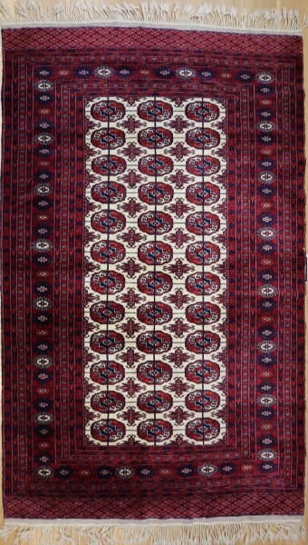 R7394 Vintage Turkmen Yomut Rug