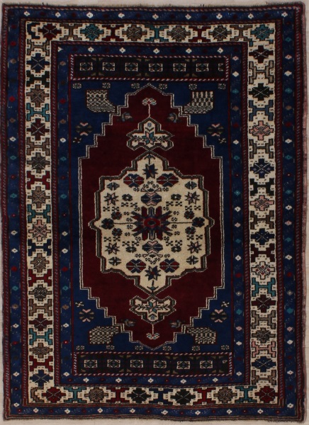 R1136 Vintage Yoruk Turkish Rug