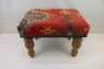 R7748 - Antique Kilim Covered Footstools