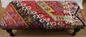 Antique Anatolian Kilim Bench Stool R4028