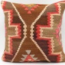 L611 Antique Anatolian Kilim Cushion Cover