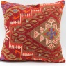 L611 Antique Anatolian Kilim Cushion Cover