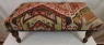 R6998 Antique Bench Kilim Stools