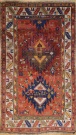 R2838 Antique Caucasian Kazak Carpet