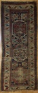 R7231 Antique Caucasian Kazak Carpet Runner